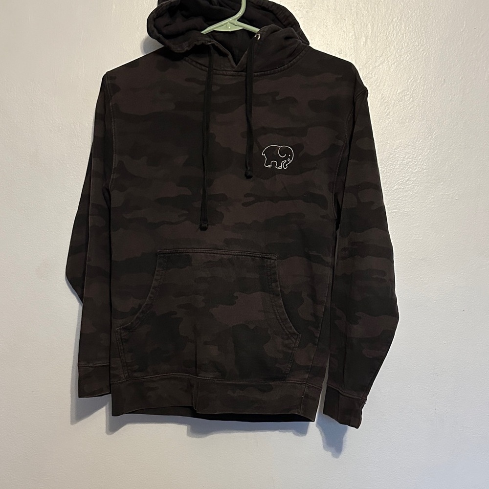 Ivory Ella Black Camouflage Hoodie